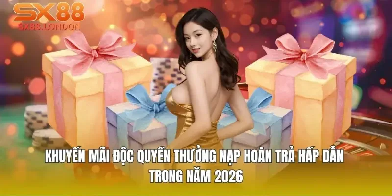 Khuyến mãi độc quyền thưởng nạp hoàn trả hấp dẫn trong năm 2026